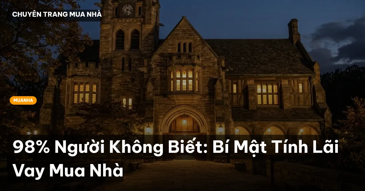 lãi vay mua nhà