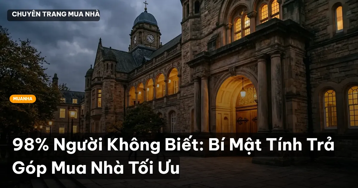 tính trả góp mua nhà