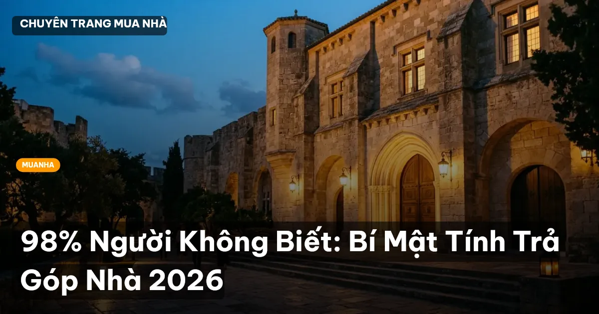 trả góp mua nhà