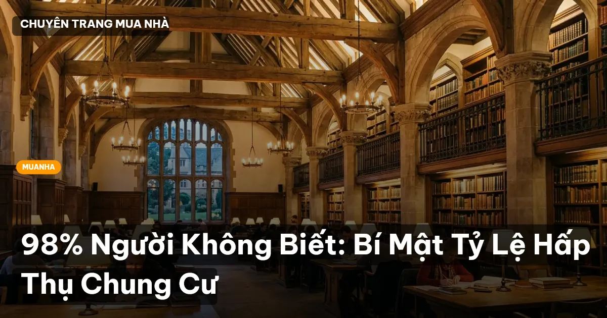 tỷ lệ hấp thụ chung cư