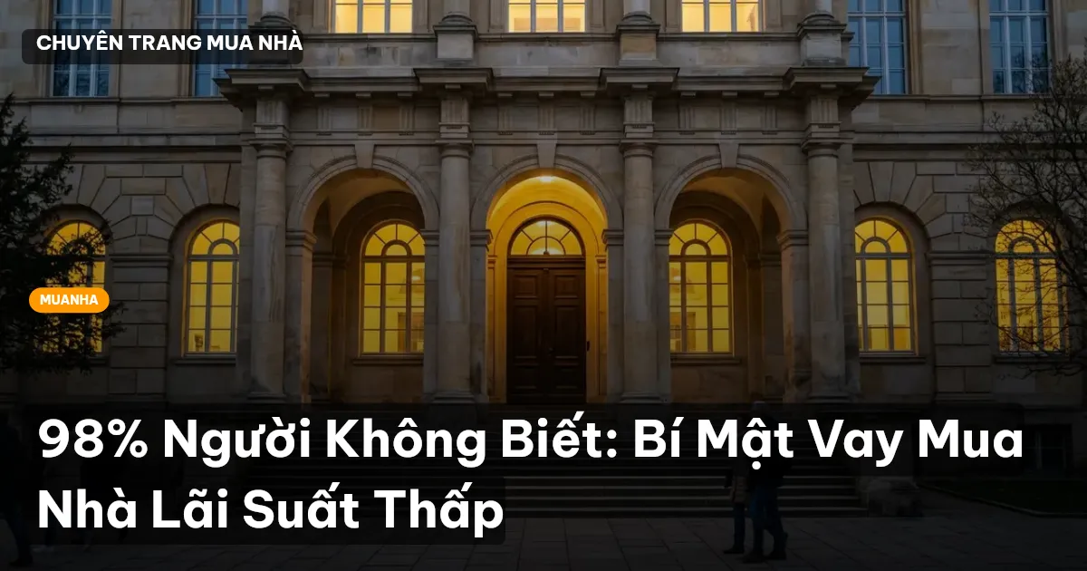 vay mua nhà lần đầu