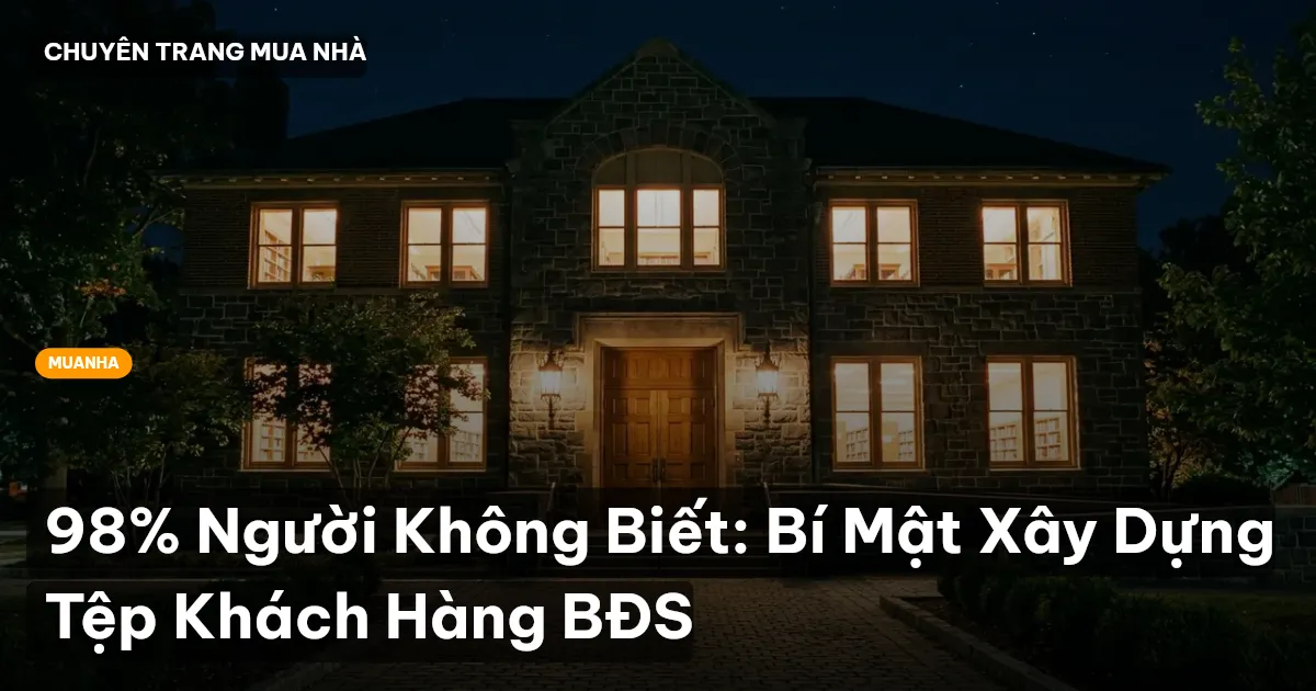 xây dựng tệp khách hàng bđs