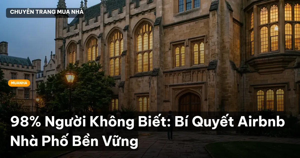 airbnb nhà phố