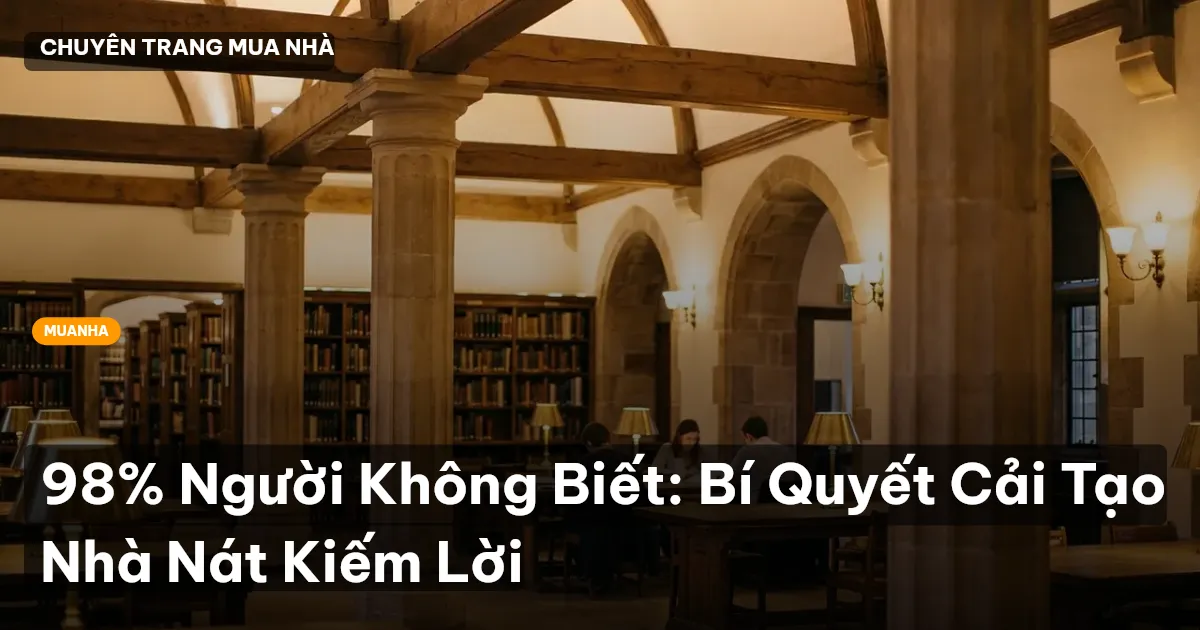 cải tạo nhà nát