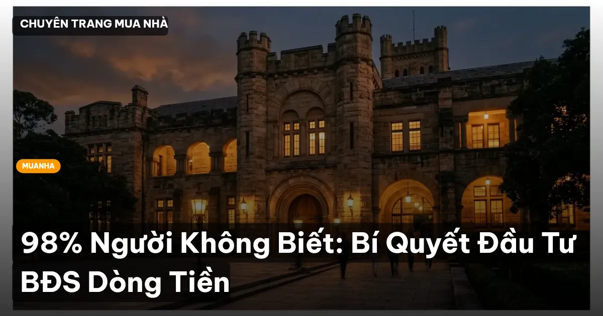 bất động sản dòng tiền