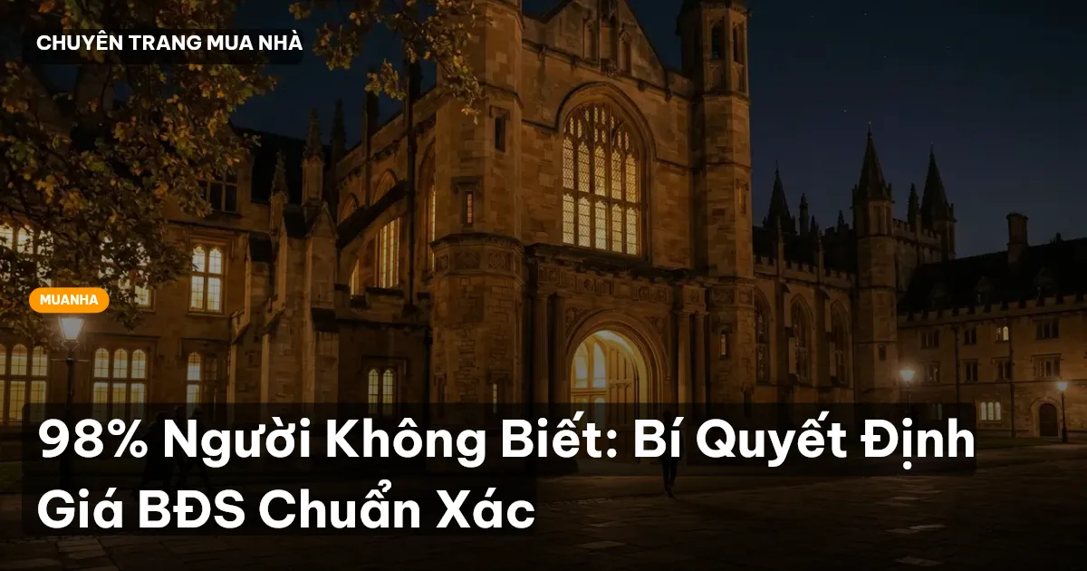 định giá bất động sản