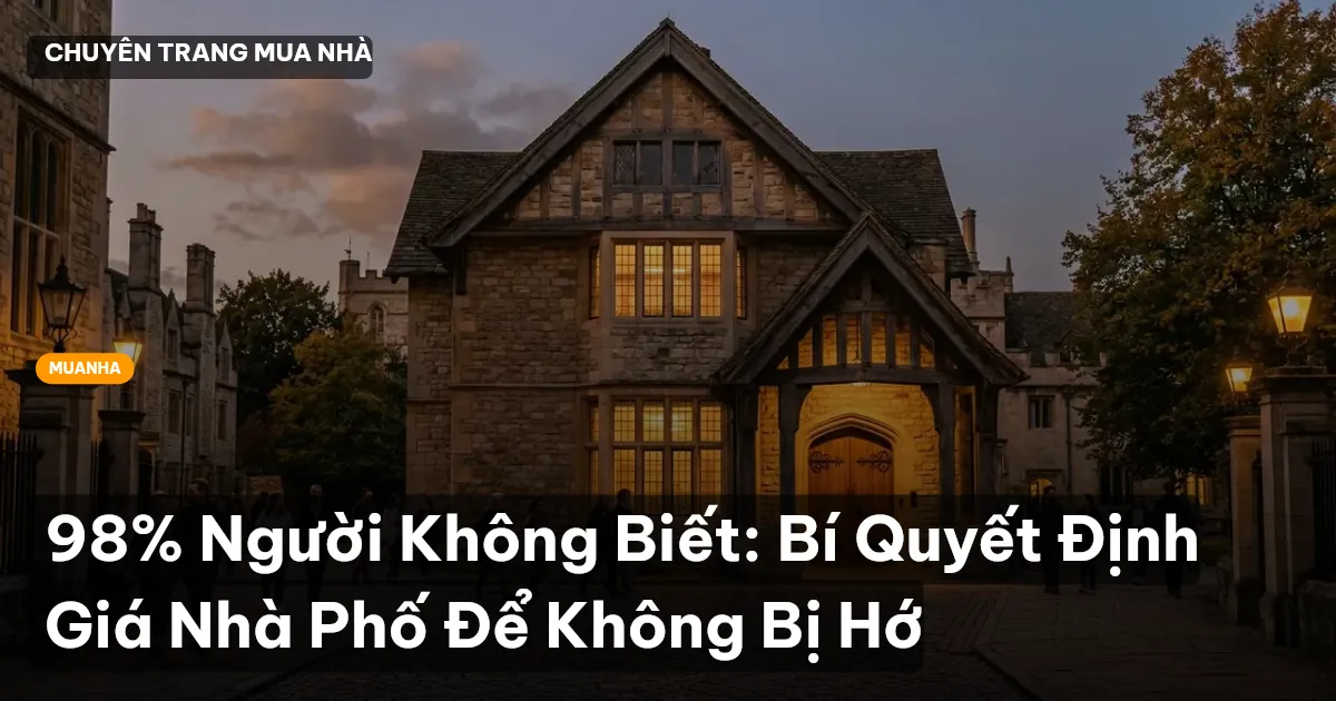 định giá nhà phố