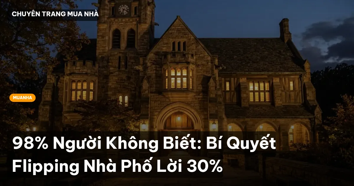 flipping nhà phố