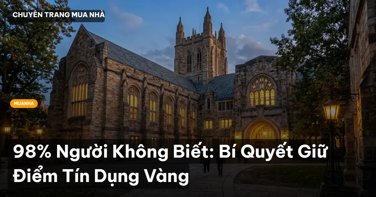 98% Người Không Biết: Bí Quyết Giữ Điểm Tín Dụng Vàng