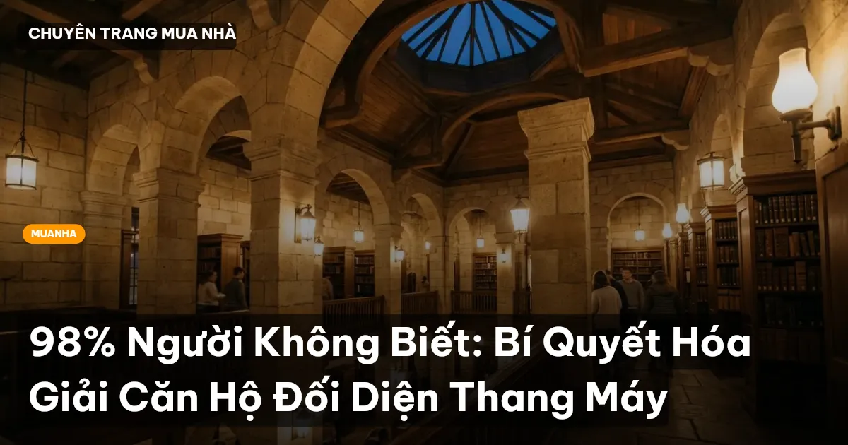 căn hộ đối diện thang máy