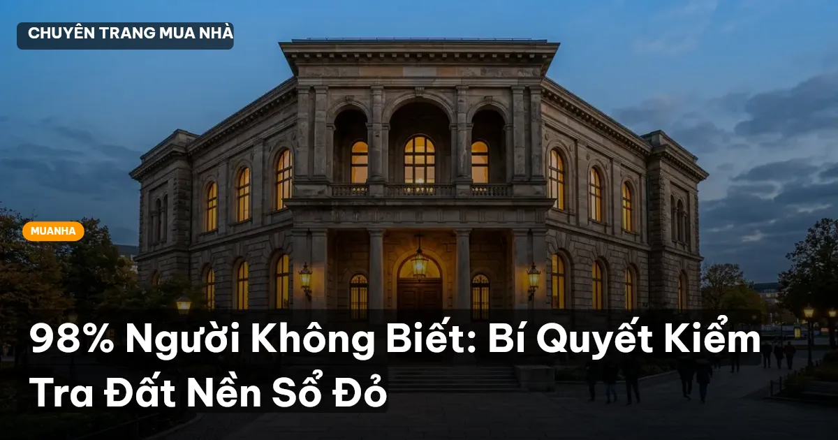 đất nền sổ đỏ