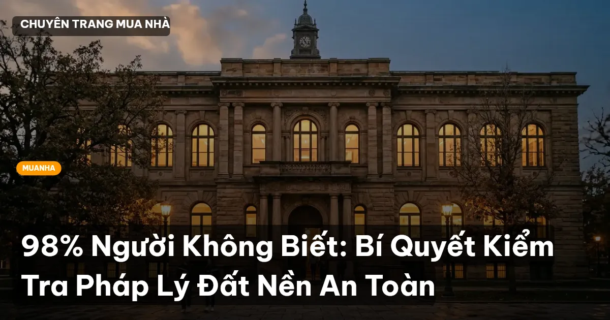 pháp lý đất nền