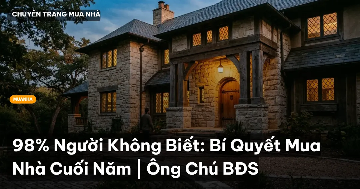 mua nhà cuối năm