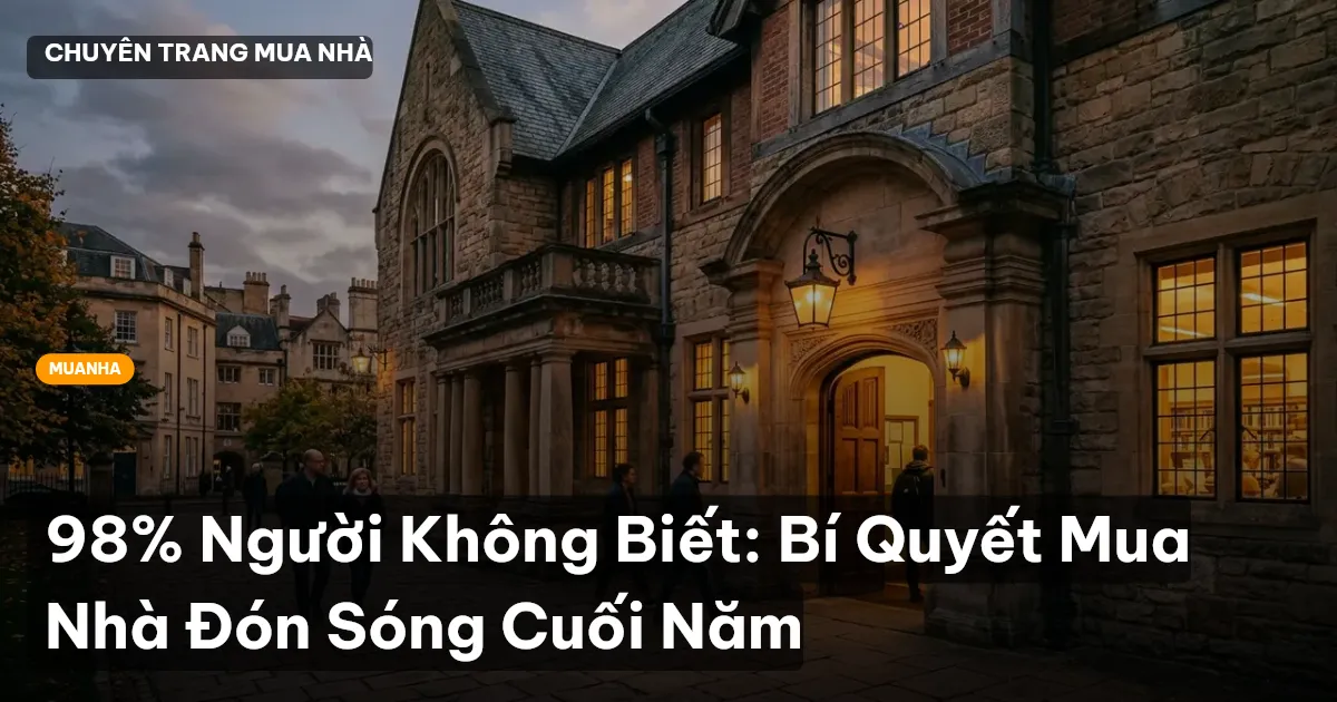 mua nhà cuối năm