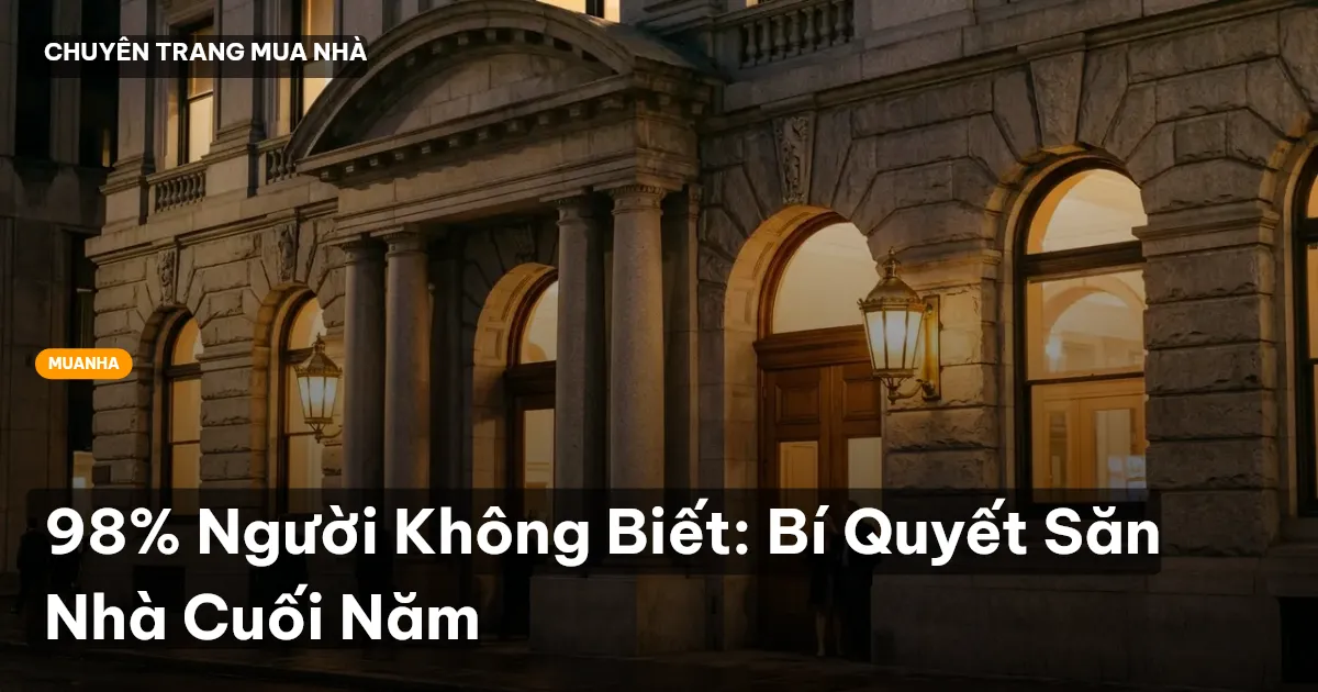 mua nhà cuối năm
