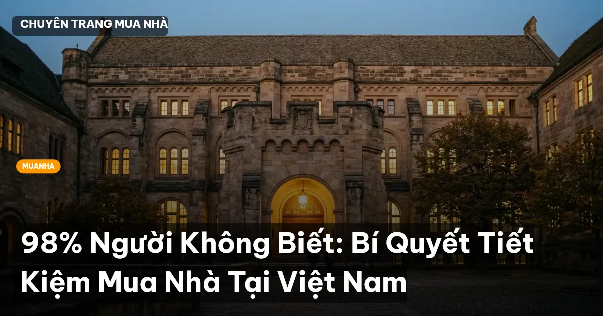 tiết kiệm mua nhà