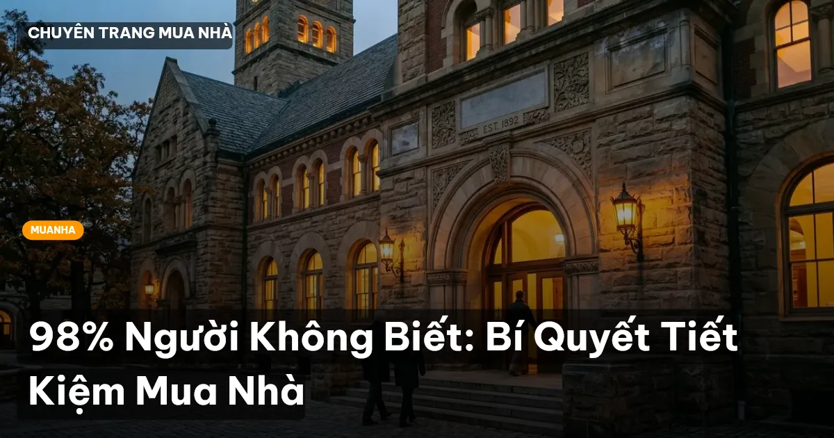 tiết kiệm mua nhà
