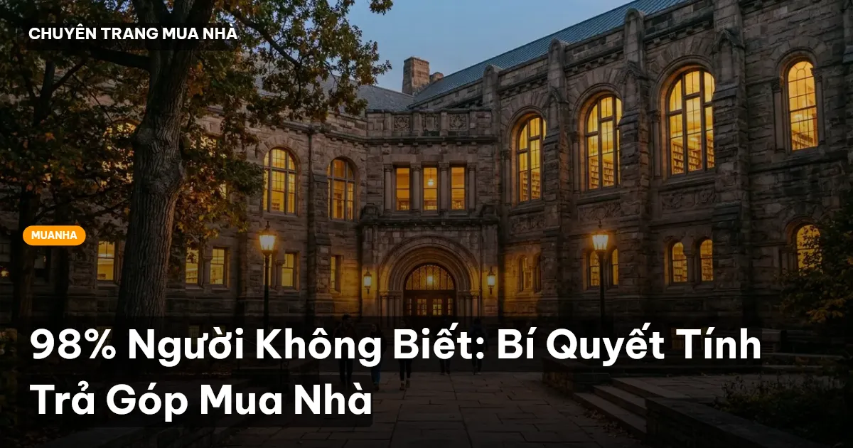 mua nhà trả góp