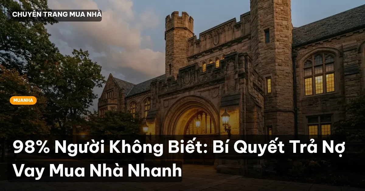 trả nợ vay mua nhà