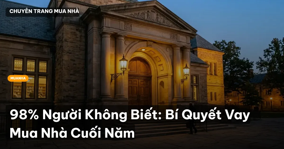 mua nhà cuối năm