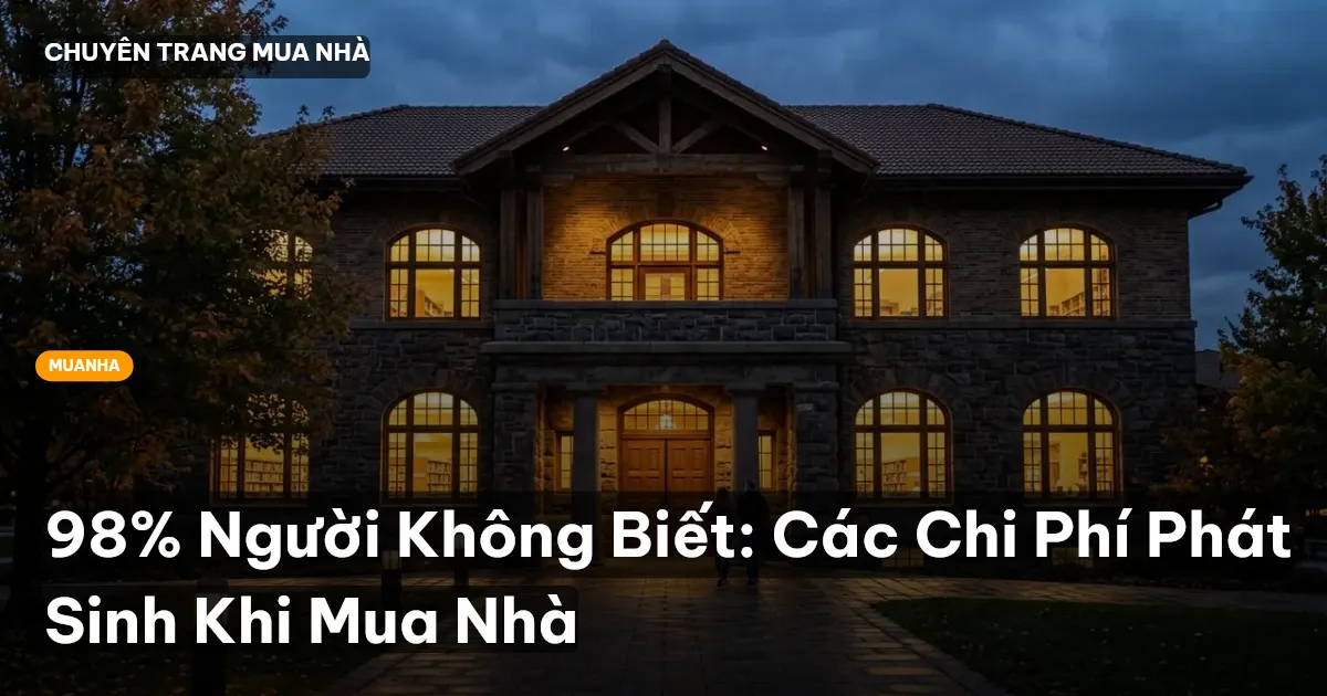 chi phí mua nhà