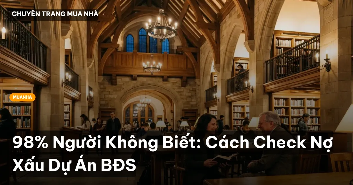 98% Người Không Biết: Cách Check Nợ Xấu Dự Án BĐS
