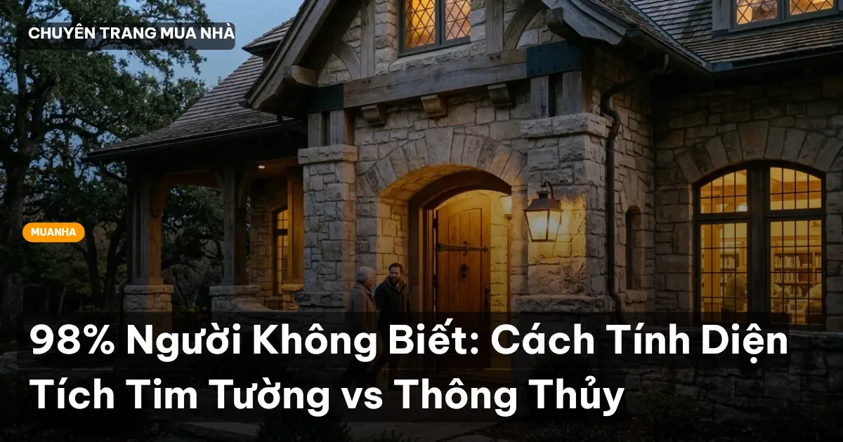 diện tích thông thủy