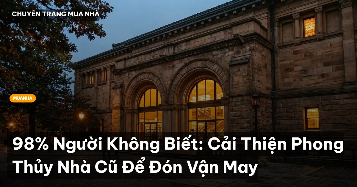 phong thủy nhà cũ