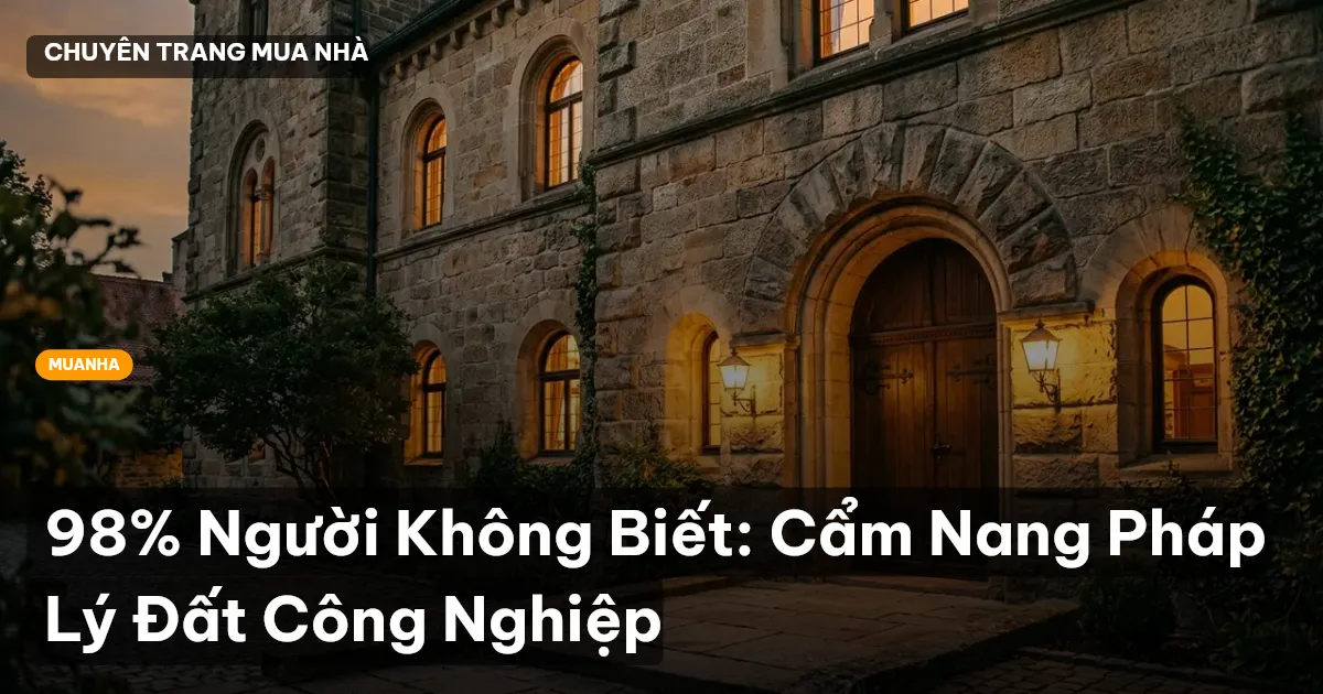 98% Người Không Biết: Cẩm Nang Pháp Lý Đất Công Nghiệp