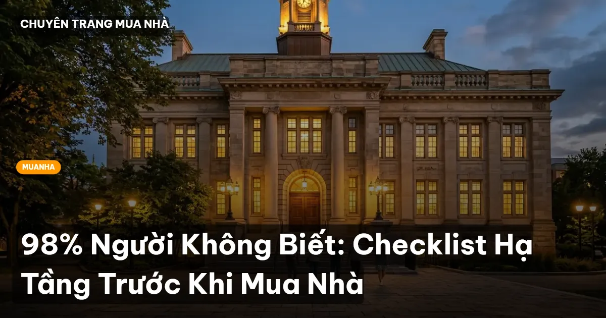 checklist mua nhà