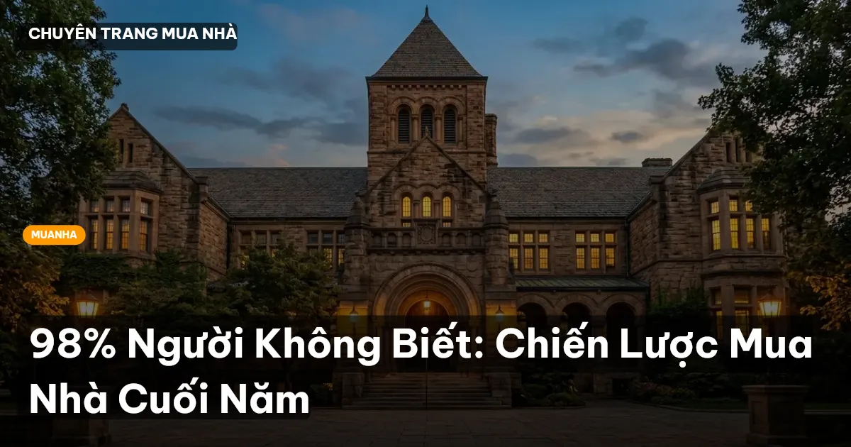 mua nhà cuối năm