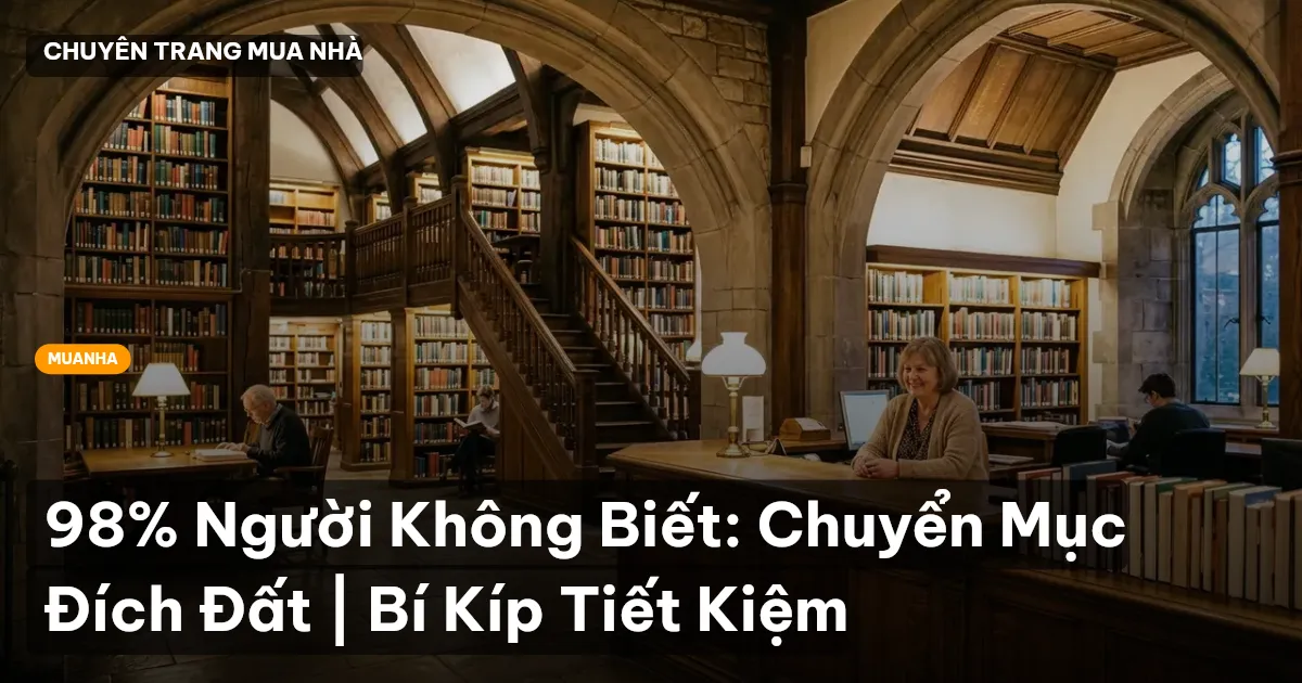 chuyển mục đích sử dụng đất