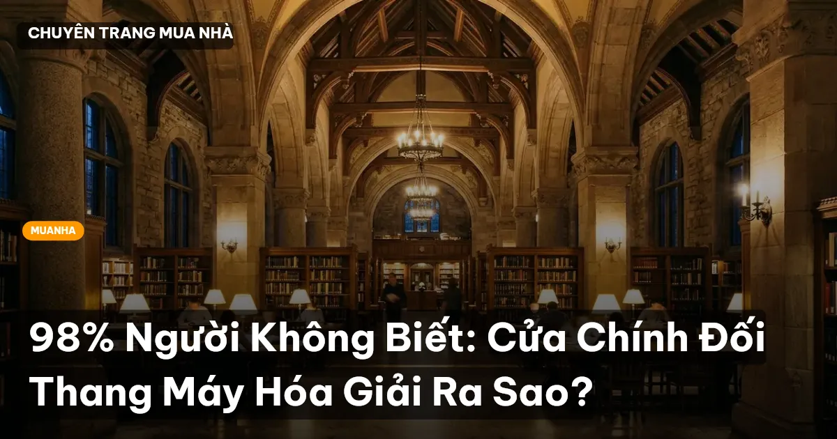 cửa chính đối thang máy