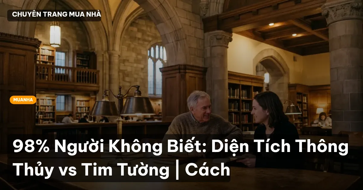 diện tích thông thủy