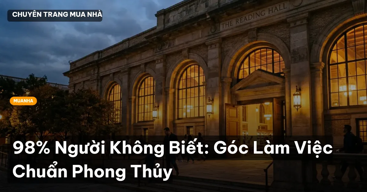 phong thủy góc làm việc
