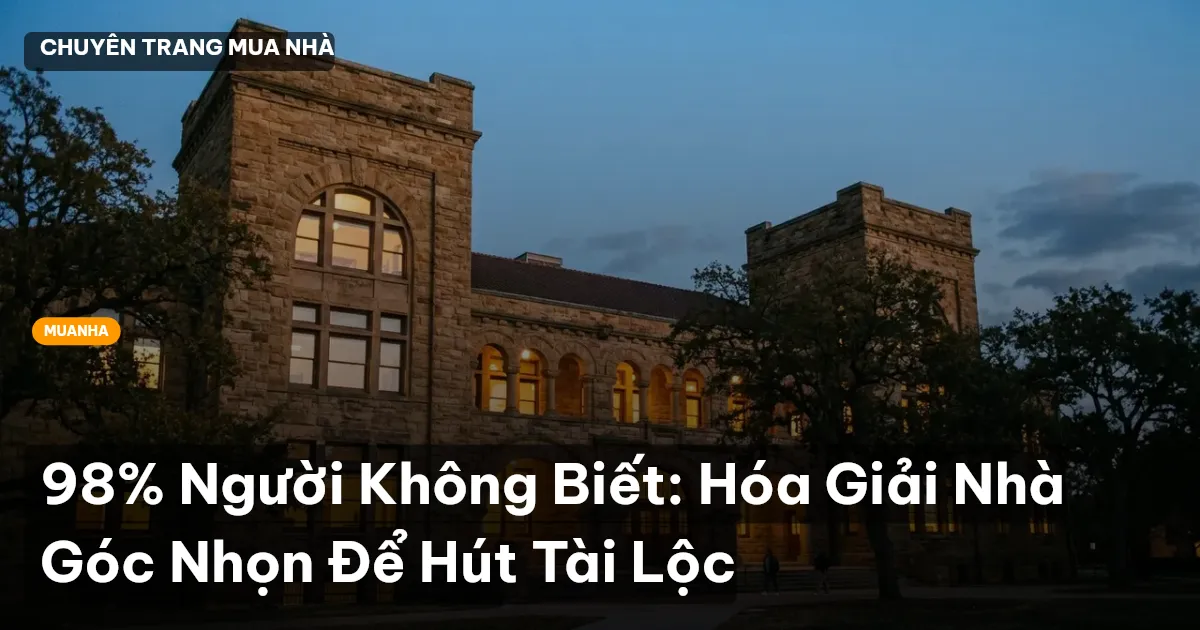 nhà góc nhọn