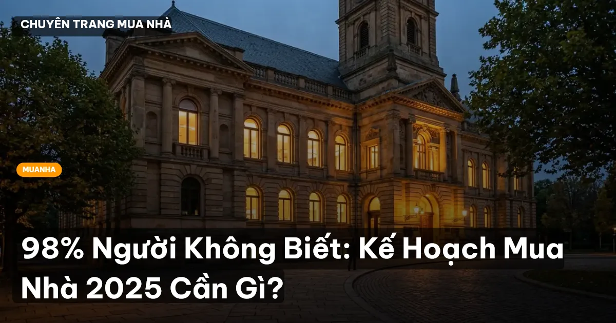 kế hoạch mua nhà 2025