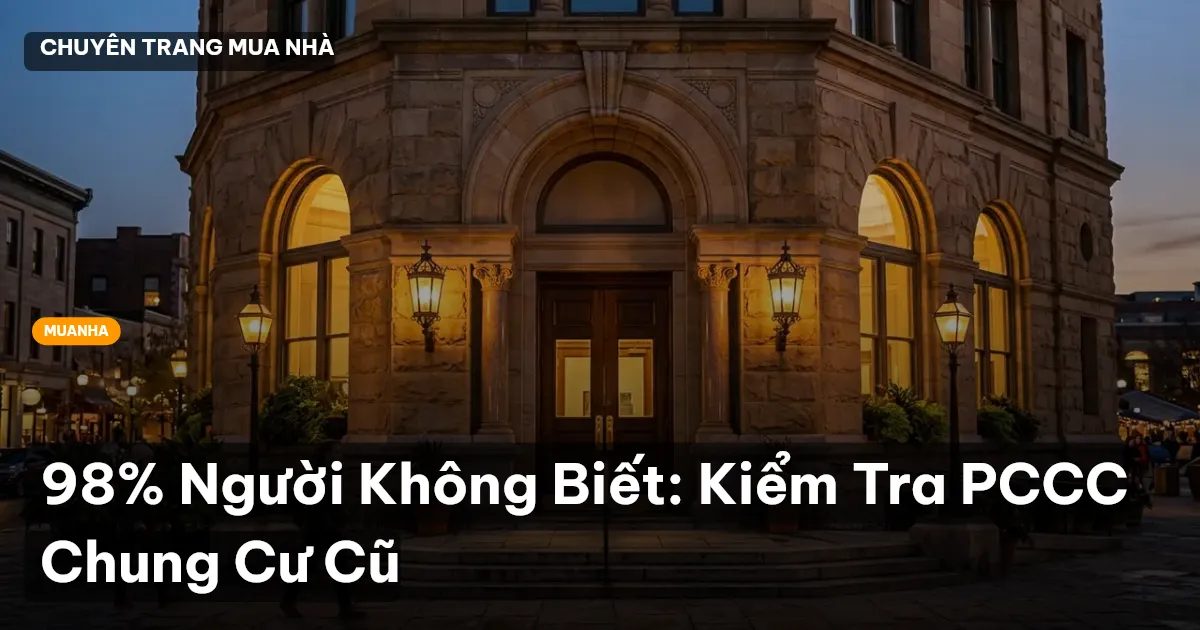 mua chung cư cũ