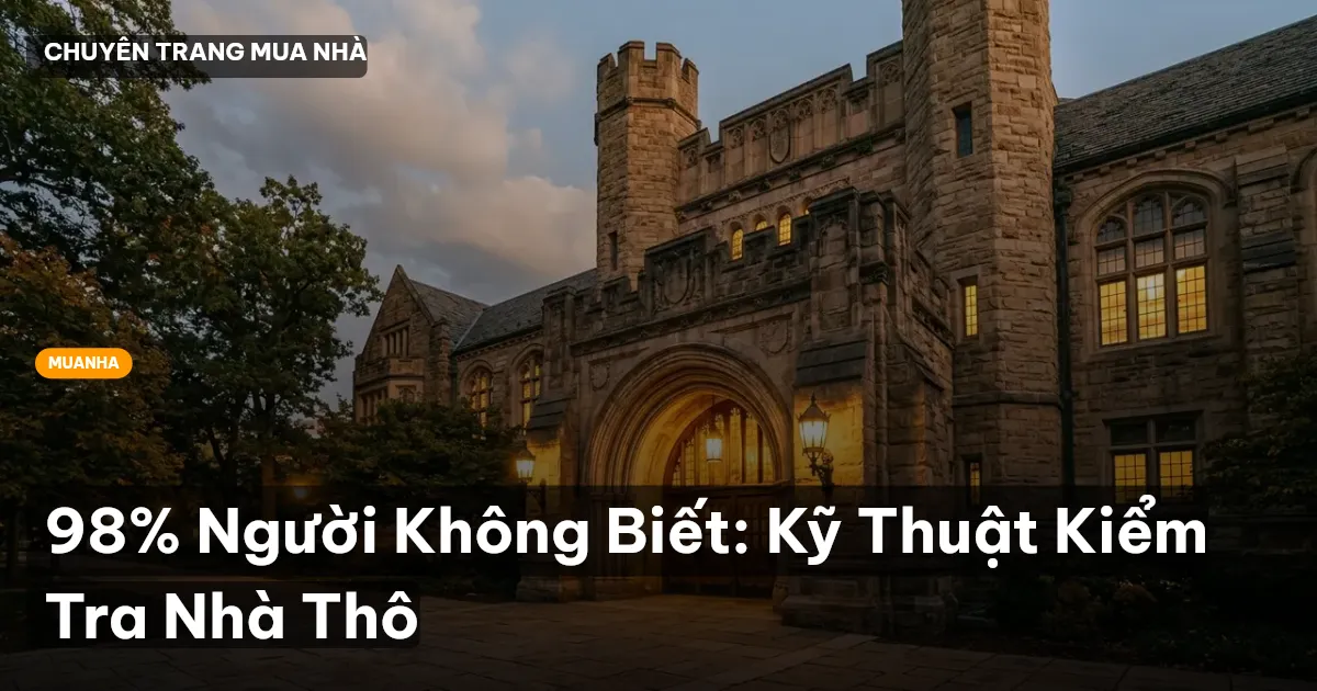 kiểm tra nhà thô