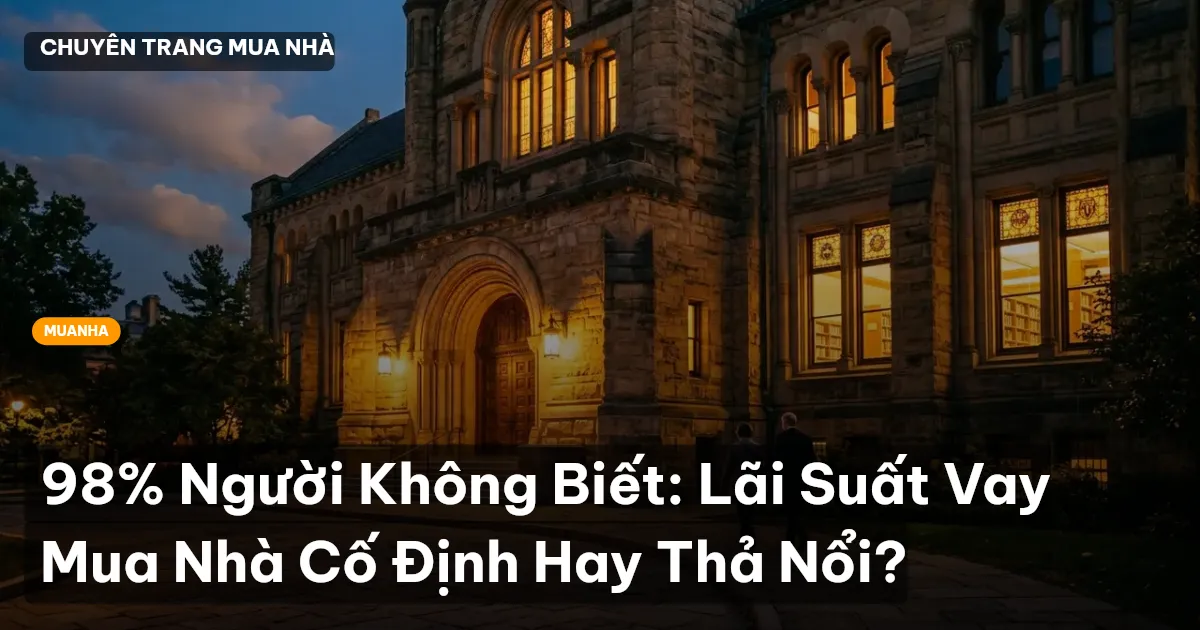 lãi suất vay mua nhà