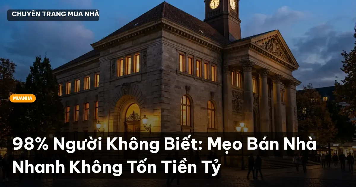 bán nhà nhanh