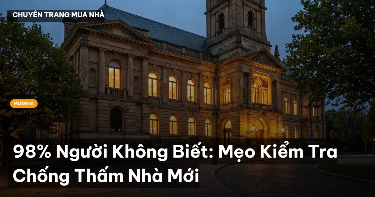 kiểm tra chống thấm