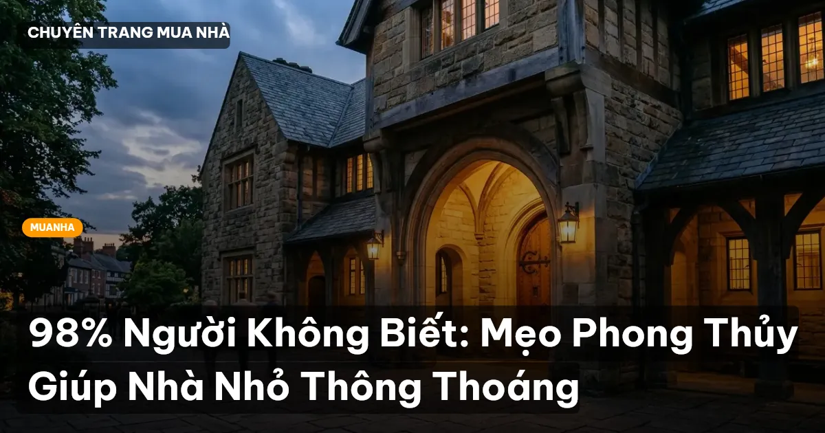 phong thủy nhà nhỏ