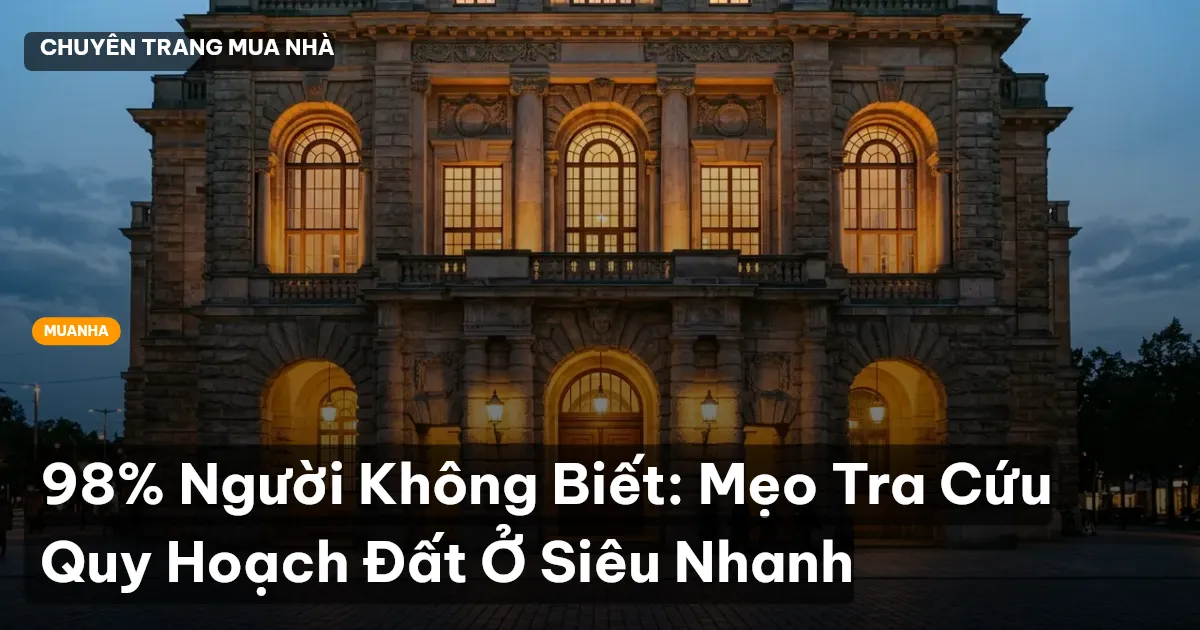 tra cứu quy hoạch
