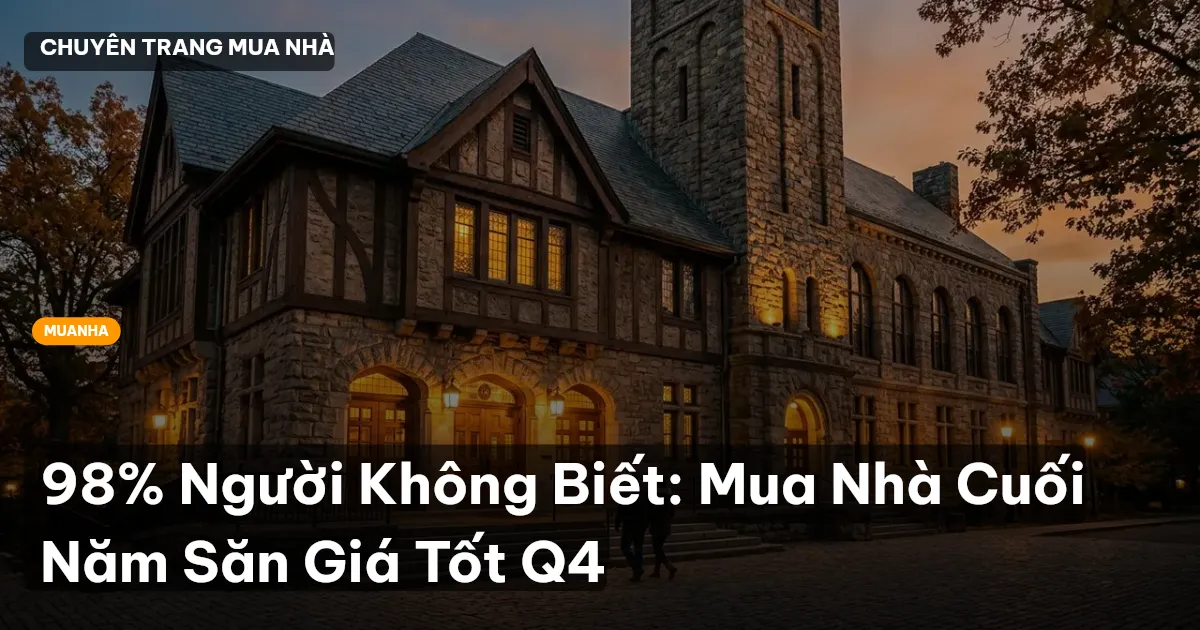 mua nhà cuối năm