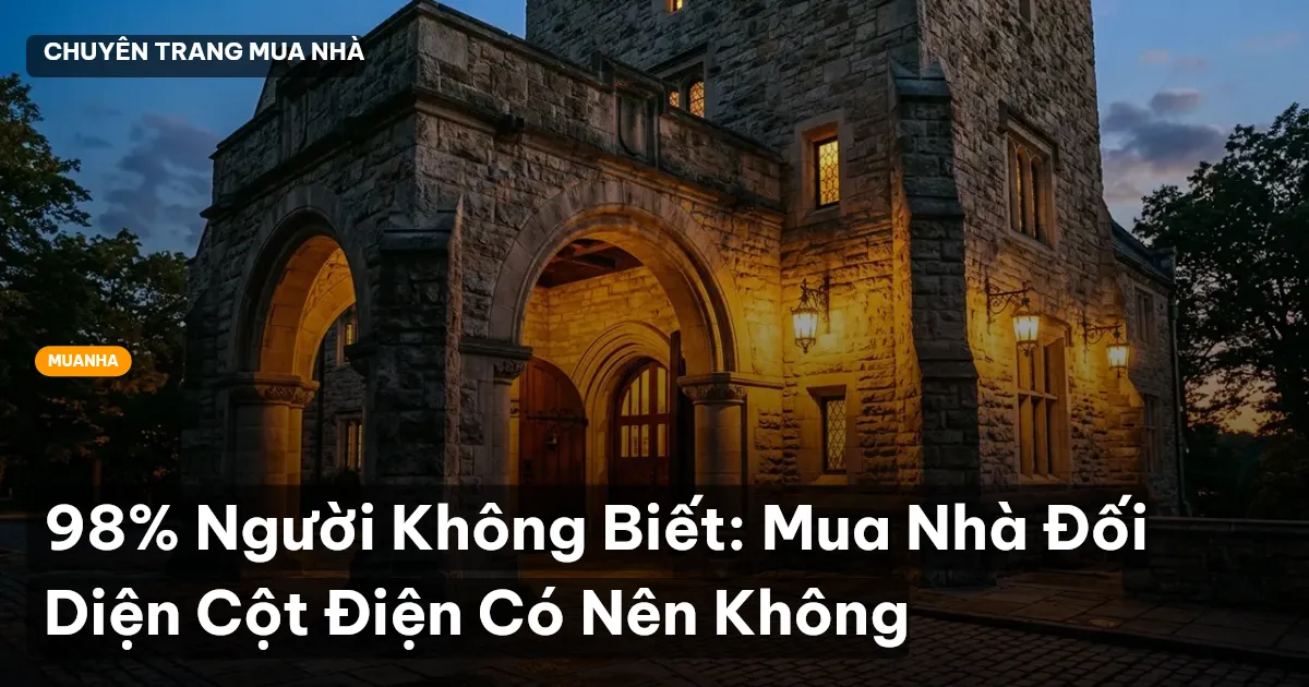mua nhà đối diện cột điện