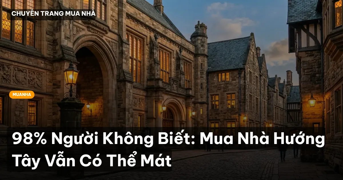 mua nhà hướng tây