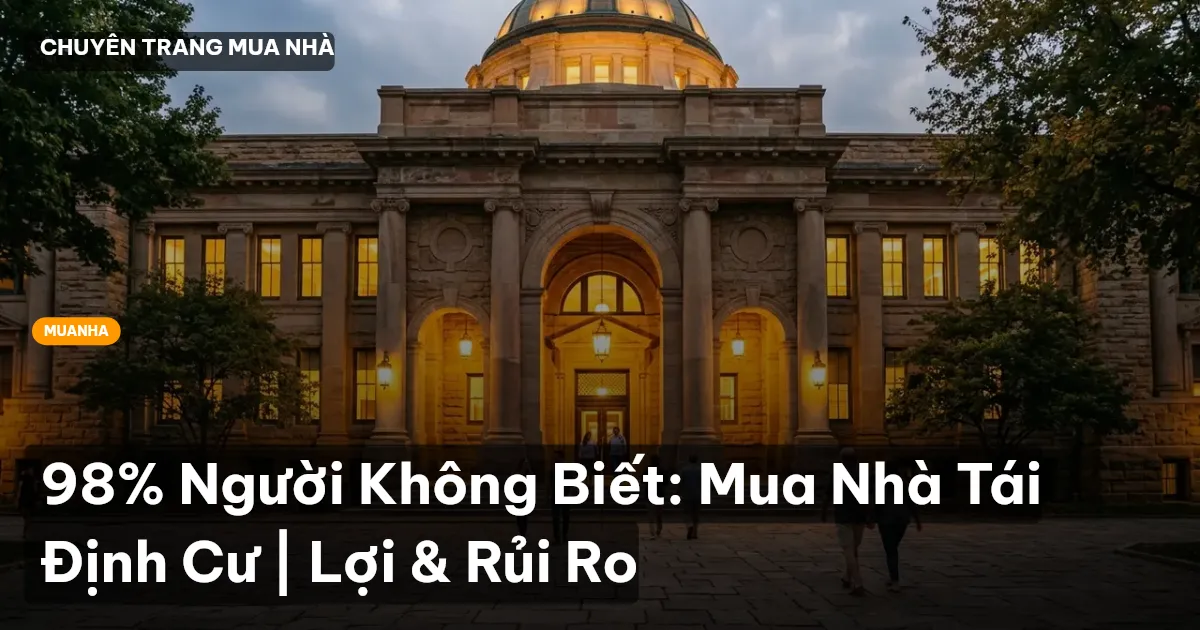 mua nhà tái định cư