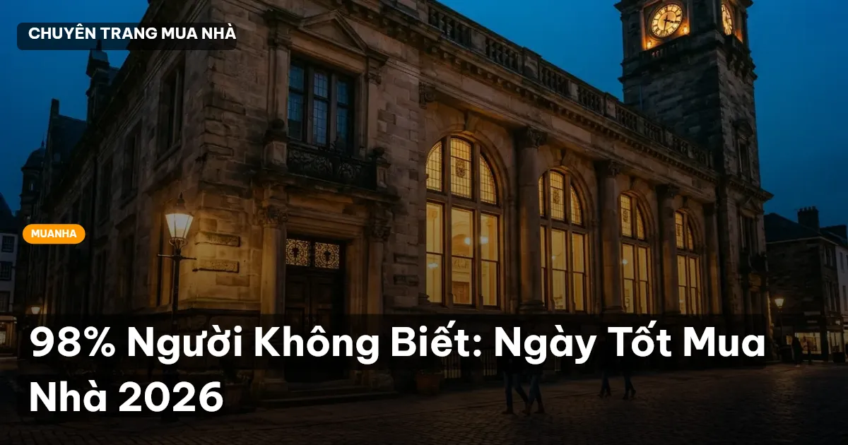 ngày tốt mua nhà 2026
