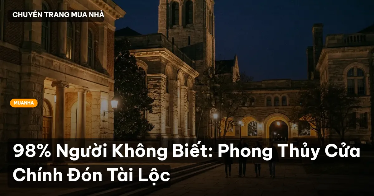 phong thủy cửa chính